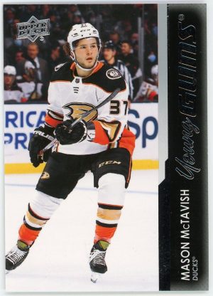 Mason McTavish 2021-22 Upper Deck Series 2 Young Guns #451