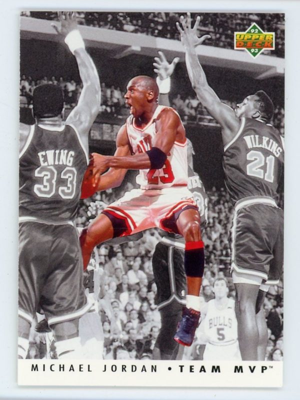 Michael Jordan 1992-93 Upper Deck Team MVPs Card #TM5