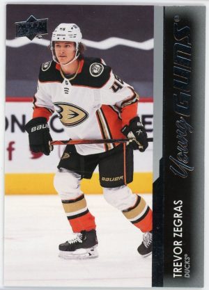 Trevor Zegras 2021-22 Upper Deck Series 1 Young Guns #232