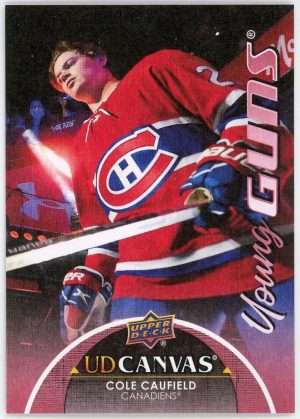 Cole Caufield 2021-22 Upper Deck Series 2 Young Guns Canvas #C211