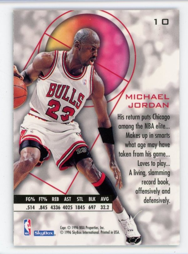 Michael Jordan 1996-97 Skybox EX Card #10