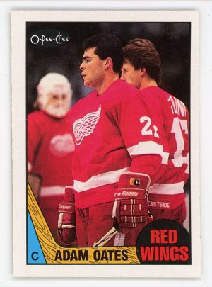 Adam Oates 1987-88 O-Pee-Chee Rookie Card #123