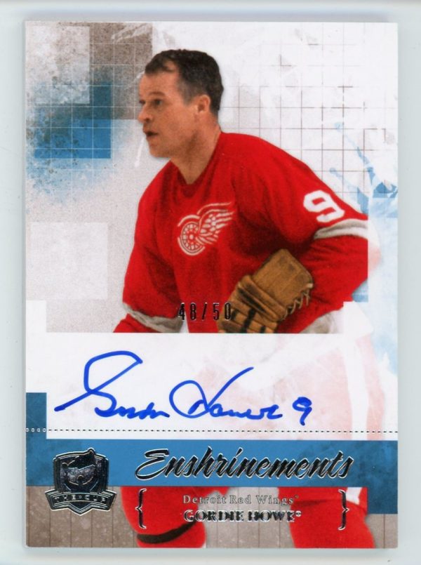 Gordie Howe 2010-11 Upper Deck The Cup Enshrinements Auto 48/50