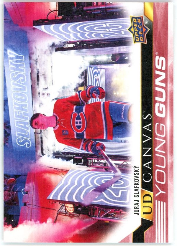 Juraj Slafovsky 2022-23 Upper Deck Series 2 Young Guns Canvas #C211