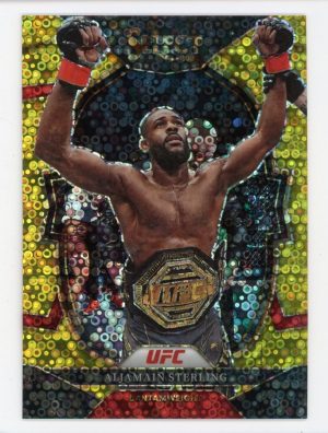 Aljamain Sterling 2023 Select UFC Gold Disco Prizm 01/10 #58