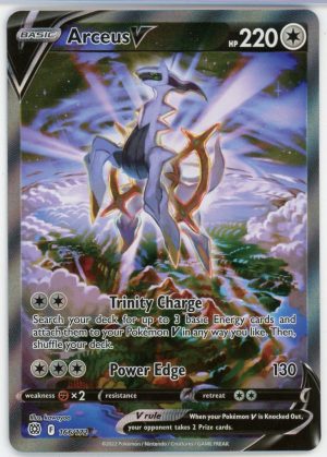 Arceus V Pokemon Brilliant Stars Alt Art 166/172