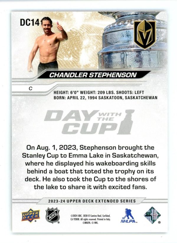 Chandler Stephenson 2023-24 Upper Deck Day With The Cup #DC14