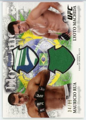 Mauricio Rua, Lyoto Machida 2012 Topps Bloodline Dual Relic /88 #BDR-RM