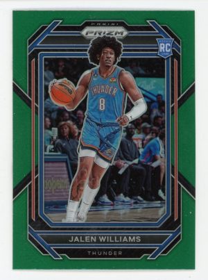 Jalen Williams 2022-23 Panini Prizm Green Prizm RC #246