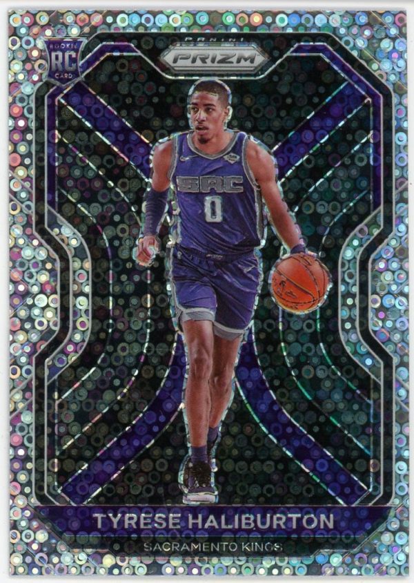 Tyrese Haliburton 2020-21 Panini Prizm Disco Variation Rookie Card #262