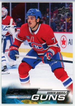 Arber Xhekaj 2022-23 Upper Deck Series 2 Young Guns #490