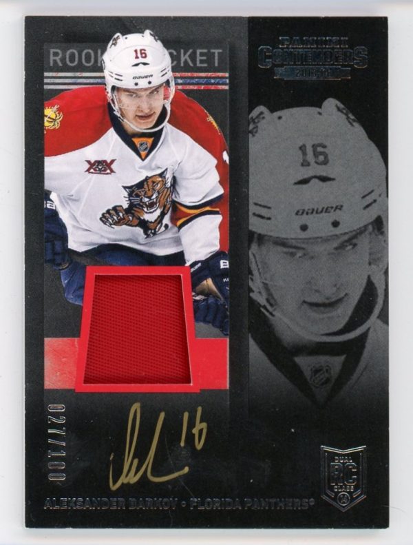 Aleksander Barkov 2013-14 Panini Contenders Rookie Ticket RPA 027/100