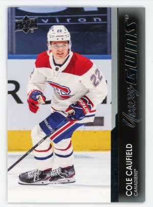 Cole Caufield 2021-22 Upper Deck Young Guns RC #201 (DMG CORNER)