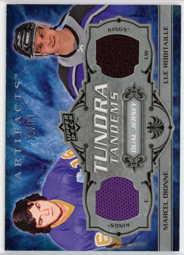 Dionne, Robitaille 2008-09 Upper Deck Artifacts Tundra Teammates /50 #TT-RD