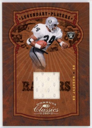 Bo Jackson 2005 Donruss Classics Legendary Players Jersey /150 #L-3