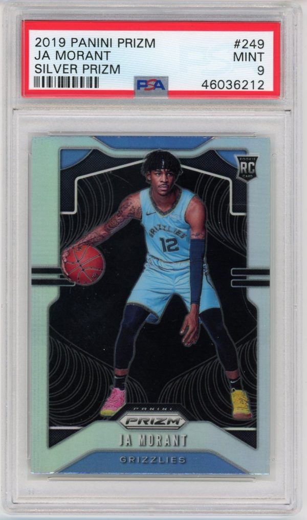 Ja Morant 2019-20 Panini Prizm Sliver Rookie Card #249 PSA 9