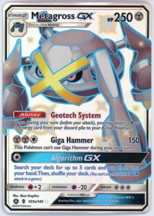 Metagross EX Pokemon Sun & Moon Ultra Rare Promo 157a/145