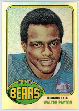 Walter Payton 2001 Topps Archives Reserve Reprint Refractor #148