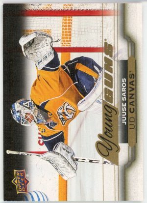 Juuse Saros 2015-16 Upper Deck Series 2 Young Guns #C219