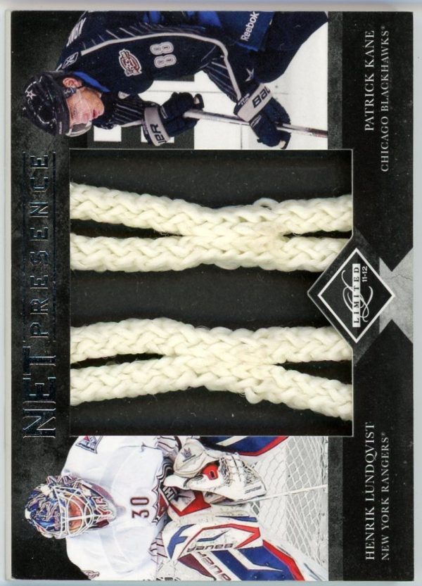 Lundqvist, Kane 2011-12 Panini Limited Net Presence /99 #20