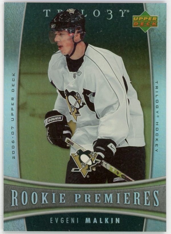 Evgeni Malkin 2006-07 Upper Deck Trilogy Rookie Premiers /999 #149