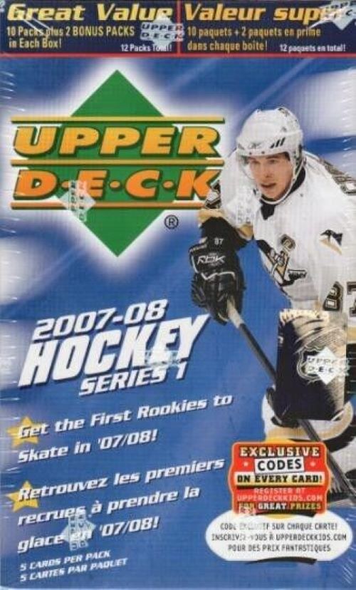 2007-08 Upper Deck Series 1 Hockey 12-Pack Blaster Box Sealed