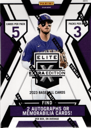 2023 Panini Elite Extra Edition Baseball Blaster Box