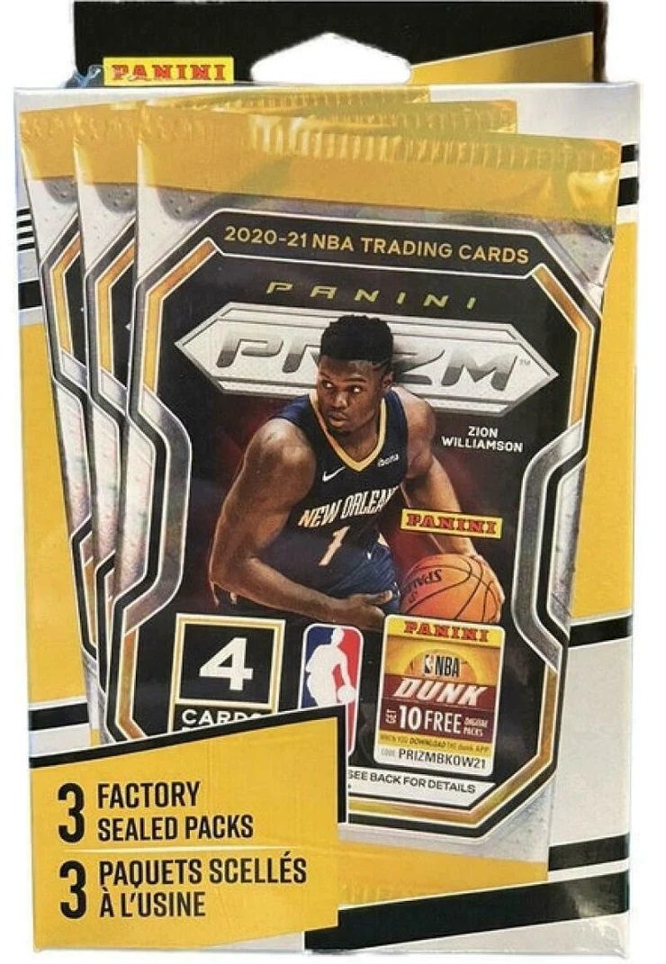 202021 Panini Prizm Basketball 3Pack Hanger Box Froggers House of Cards