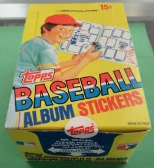 1981 Topps 15¢ Baseball Album Stickers Box Unopened