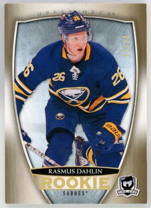 Rasmus Dahlin 2018-19 Upper Deck The Cup Gold 03/24 Rookie Card #67