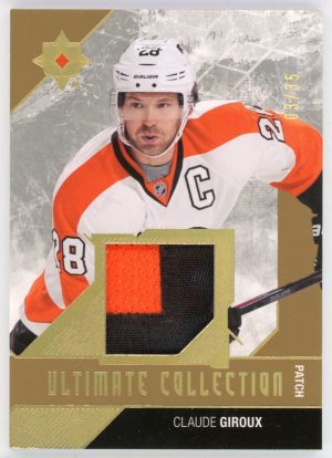 Claude Giroux 2014-15 UD Ultimate Collection Patch 03/35 #62