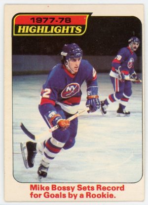 Mike Bossy 1978-79 O-Pee-Chee Highlights Rookie Year Card #1