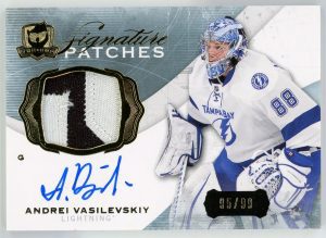 Andrei Vasilevskiy 2014-15 UD The Cup Signature Patches RPA /99