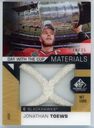 Jonathan Toews 2018-19 SPGU Day With The Cup Materials 16/35 #DCNC-JT