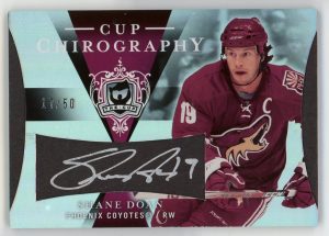 Shane Doan 2007-08 UD The Cup Chirography Auto /50 Card #CC-SD