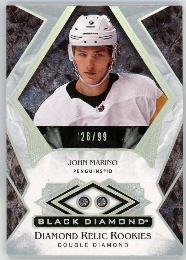 John Marino 2020-21 UD Black Diamond Diamond Relic Rookies /99 #BDR-MO