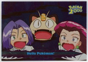 Hello Pokemon! 2000 Topps Pokemon Movie Foil Card #56
