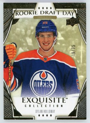 Dylan Holloway 2022-23 Exquisite Collection Rookie Draft Day 19/75 #RDD-DH