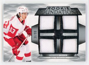 Moritz Seider 2021-22 UD The Cup Rookie Foundations 31/99 #F-MO