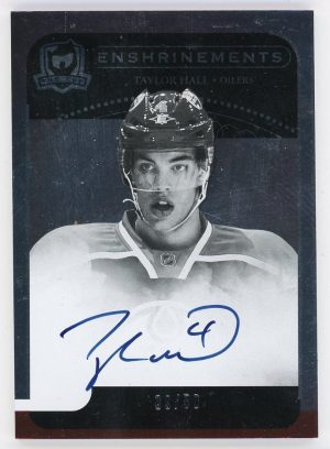 Taylor Hall 2011-12 UD The Cup Enshrinements Auto 09/50 #CE-TH
