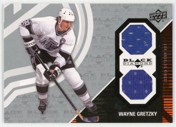 Wayne Gretzky 2011-12 UD Black Diamond Dual Jersey Card #GR8-WG