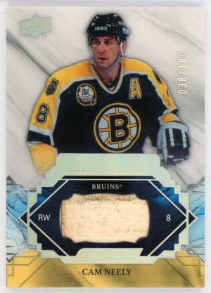 Cam Neely 2019-20 UD Engrained Remnants Stick Relic 038/100 #R-CN
