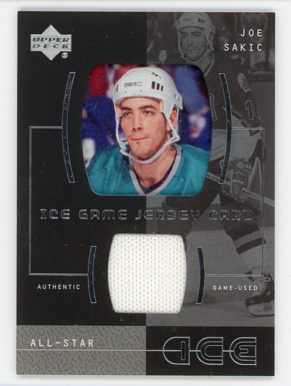 Joe Sakic 2000-01 Upper Deck ICE Game All-Star Jersey Card #I-SA