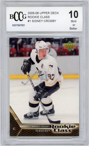 Sidney Crosby 2005-06 Upper Deck Rookie Class RC #1 BCCG 10