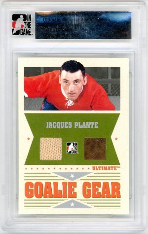 Jacques Plante 2005-06 ITG Ultimate Goalie Gear Silver 02/25