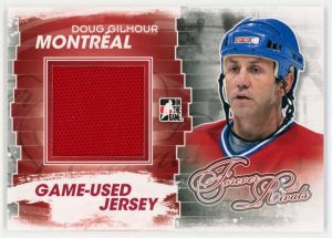 Doug Gilmour 2012-13 ITG Forever Rivals Red Jersey Card #M-33