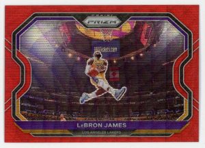 LeBron James 2020-21 Panini Prizm Kobe Tribute Dunk Red Wave #1