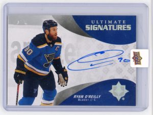Ryan O'Reilly 2020-21 UD Ultimate Signatures Auto #US-RO