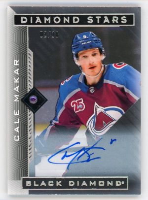 Cale Makar 2019-20 UD Black Diamond Stars 02/10 Auto #BDS-CA