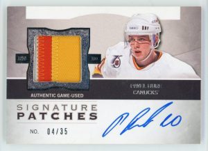 Pavel Bure 2012-13 Upper Deck The Cup Signature Patches 04/35 Patch Auto #SP-PV